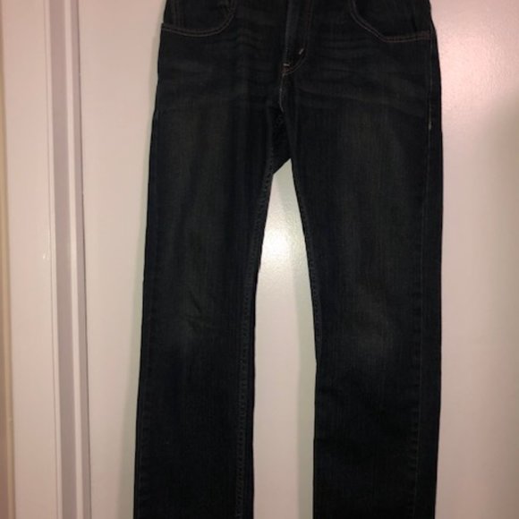 Levi's 511 Jeans, dark blue,  Child size 18 reg, W 29 L 29, skinny fit - Picture 3 of 7